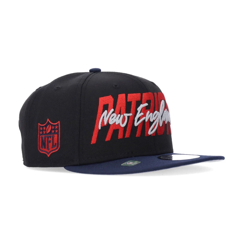 new era Nfl22 Draft Platte Klep Pet Zwart Black Unisex