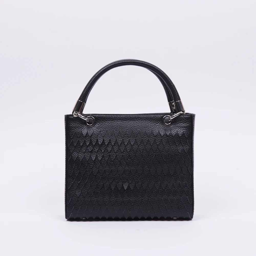 Rebelle Naerys Schubbeffect Tas Black Dames