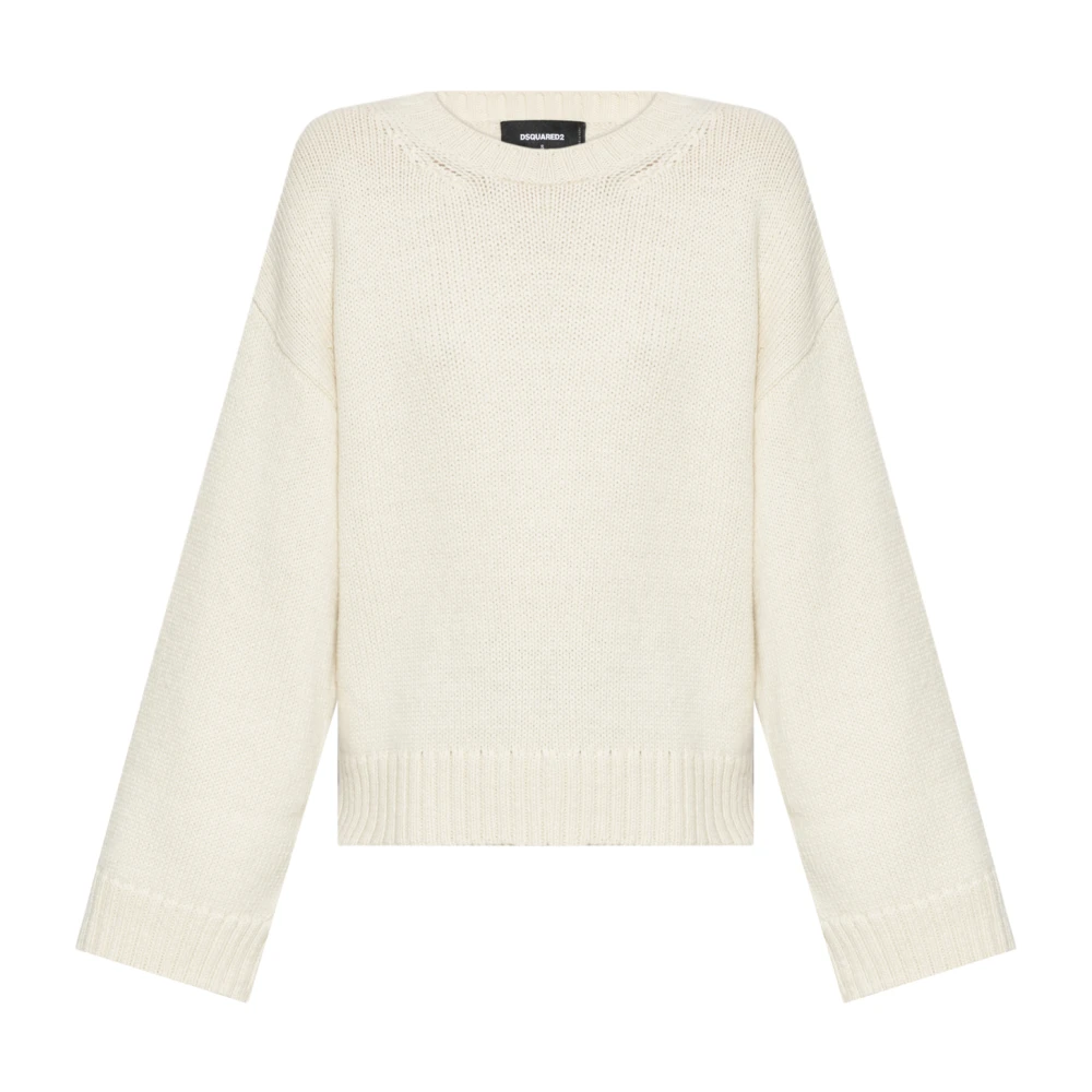 Dsquared2 Wollen trui Beige Dames