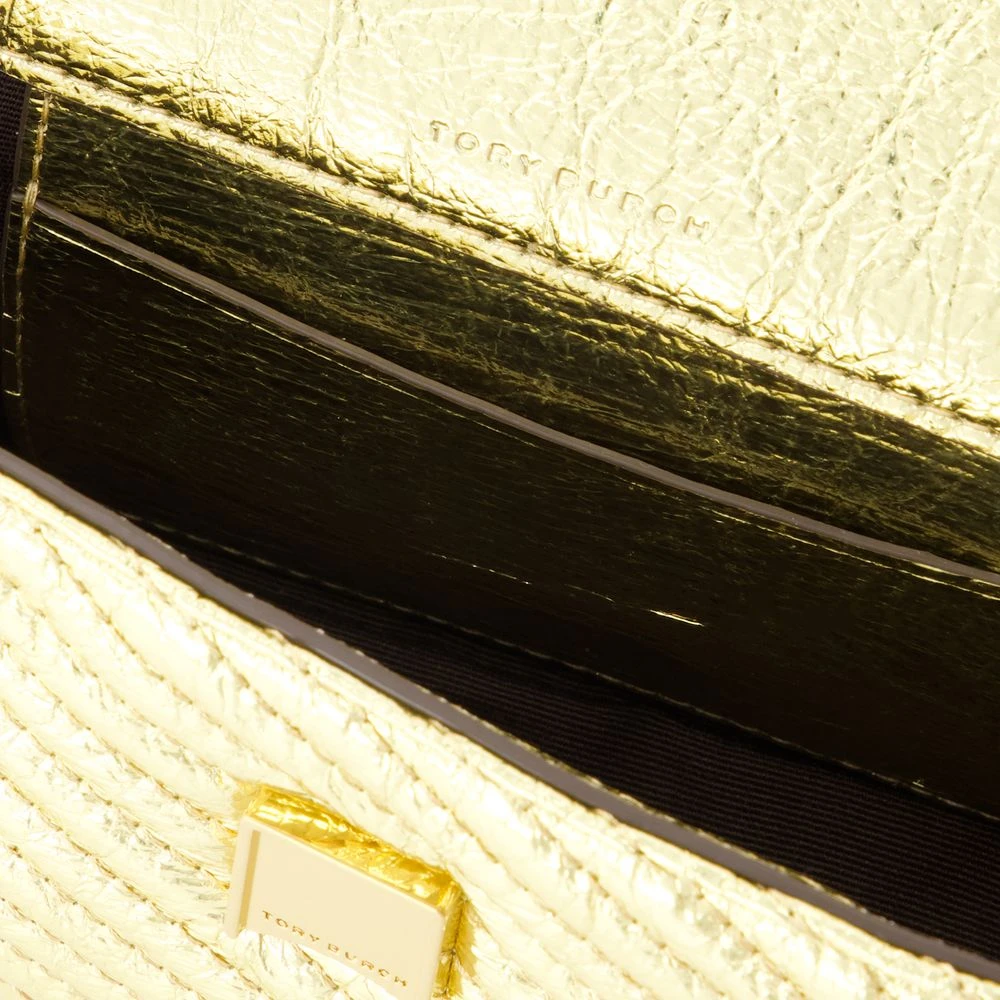 TORY BURCH Mini Flap Schoudertas in Goud Yellow Dames