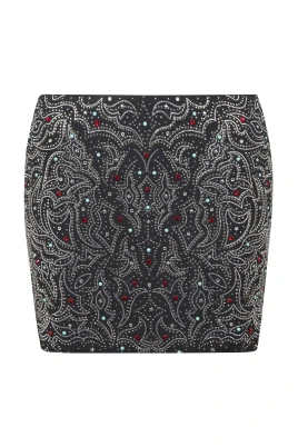 Microfiber Mini Skirt