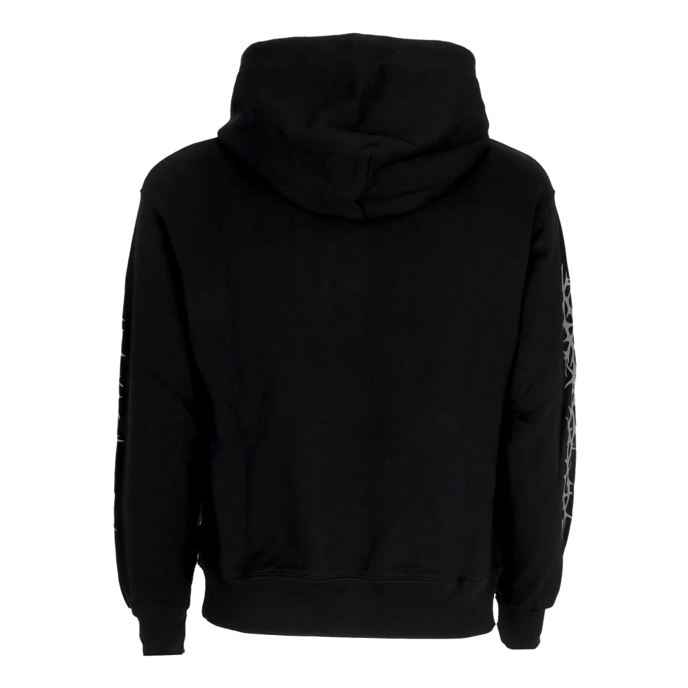 Propaganda Zwarte Crown Hoodie met Logo Borduurwerk Black Heren