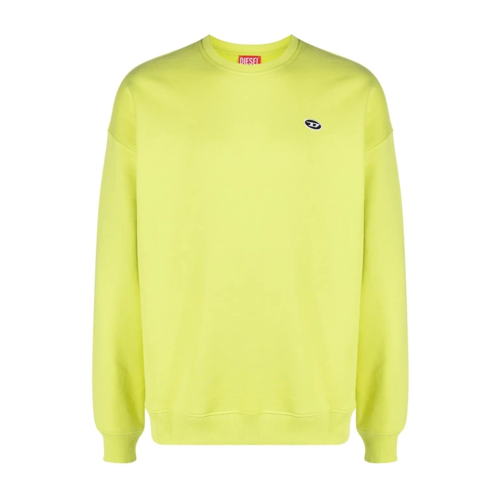 Diesel Gele Casual Sweatshirt met capuchon Yellow Heren