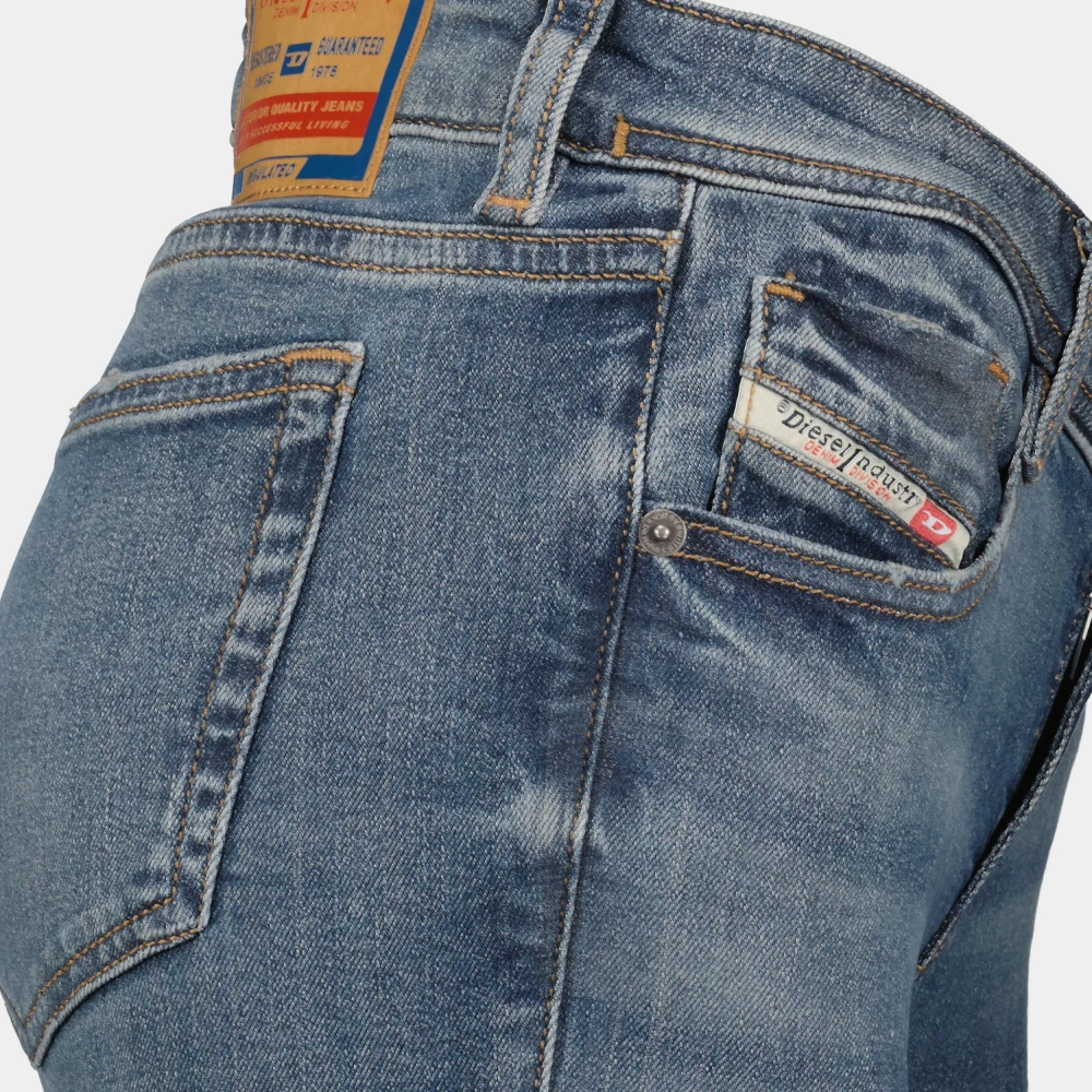 Diesel Bootcut Blauwe Gewassen Jeans 1969 Blue Dames