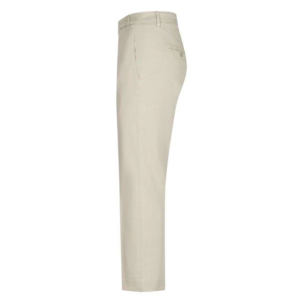 Dondup Nima ZIP Broek White Dames