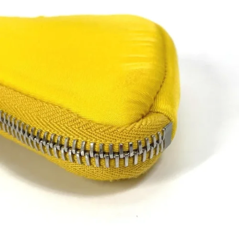 Prada Vintage Pre-owned Nylon prada-bags Yellow Dames