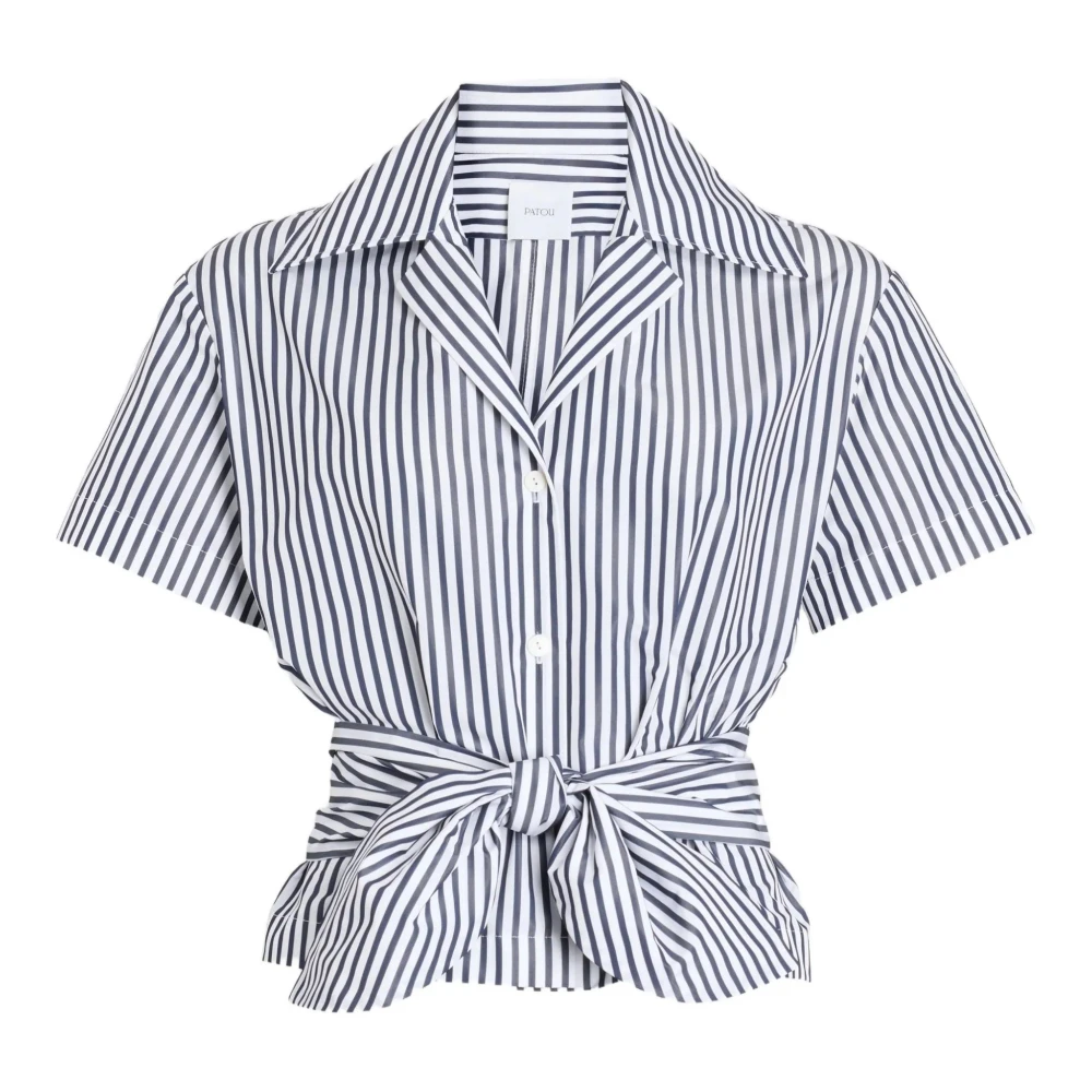 Patou Donna Multicolor Knotted Faille Shirt