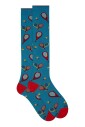 chaussettes-longues-en-coton-pour-femmes-avec-motif-raquette-bleu-clair