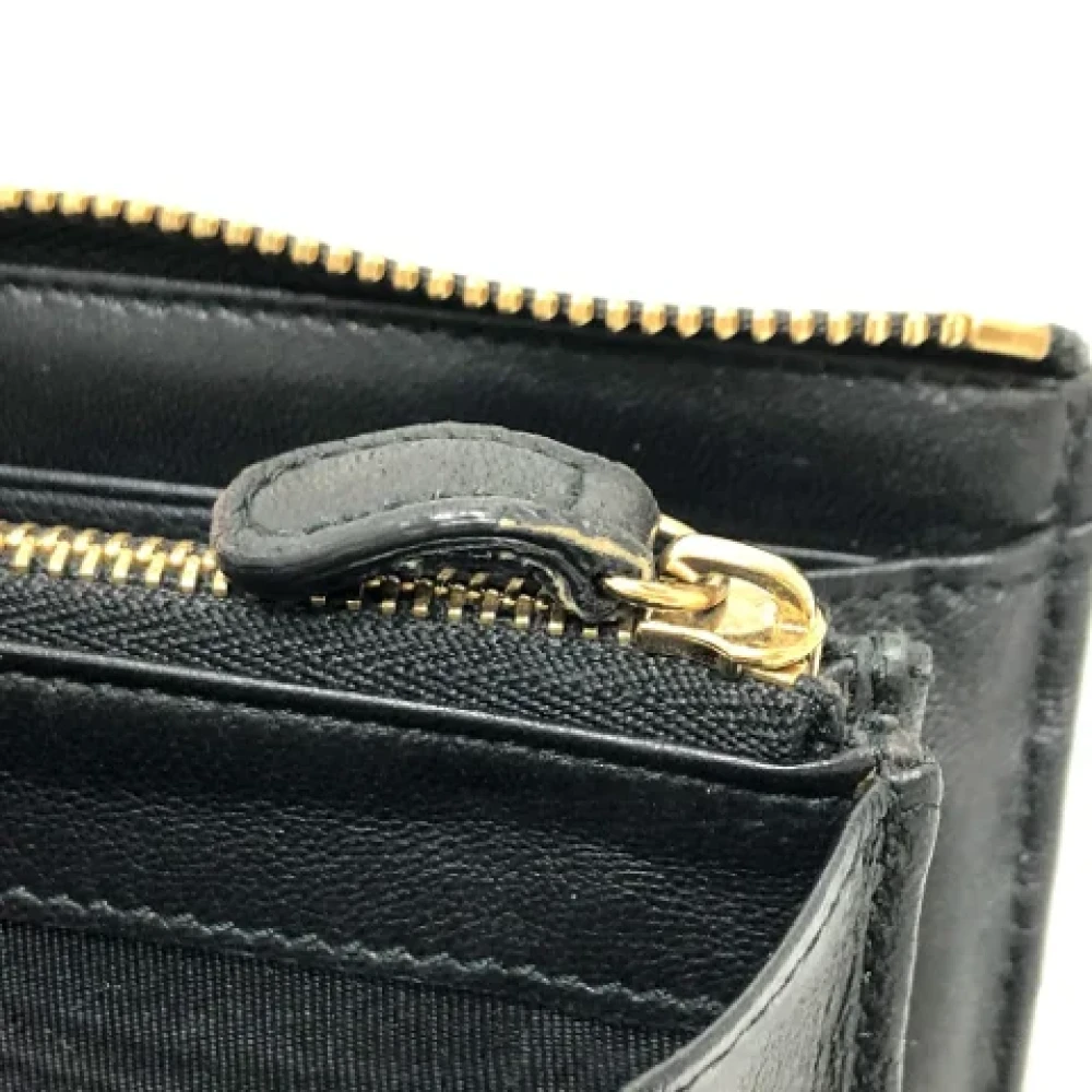 Salvatore Ferragamo Pre-owned Leather wallets Black Dames
