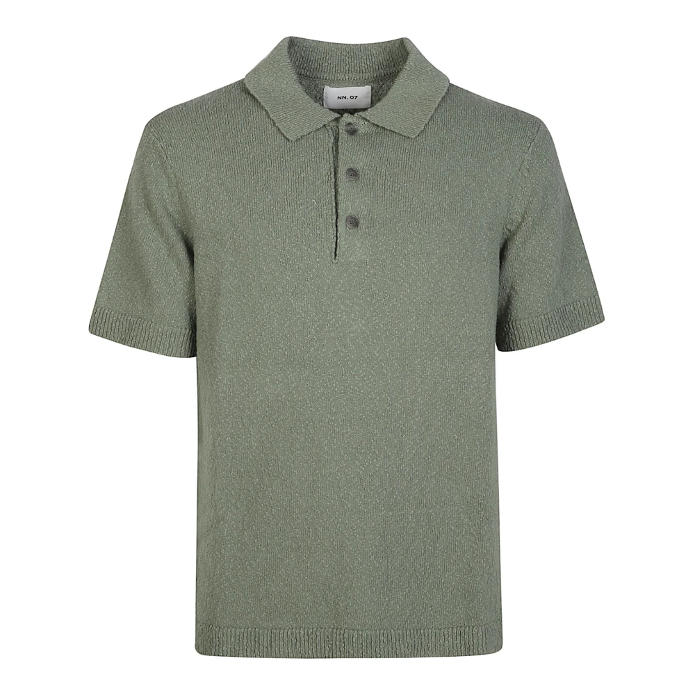 Nn07 Men's Green Polo Shirts, L, Polo Shirts