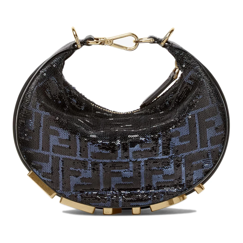 Fendi Women's Blue Handbags, One Size, Fendigraphy Mini