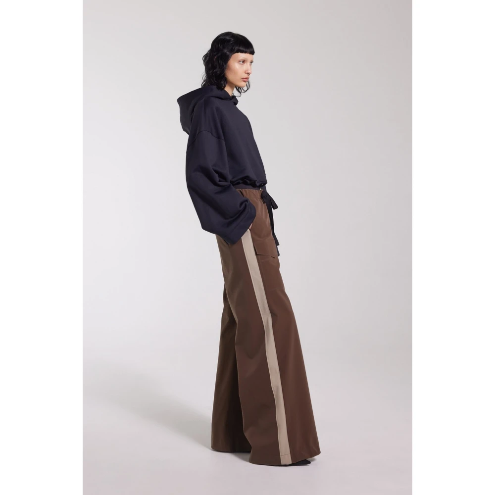 Stutterheim Gestreepte Waterdichte Broek Brown Dames