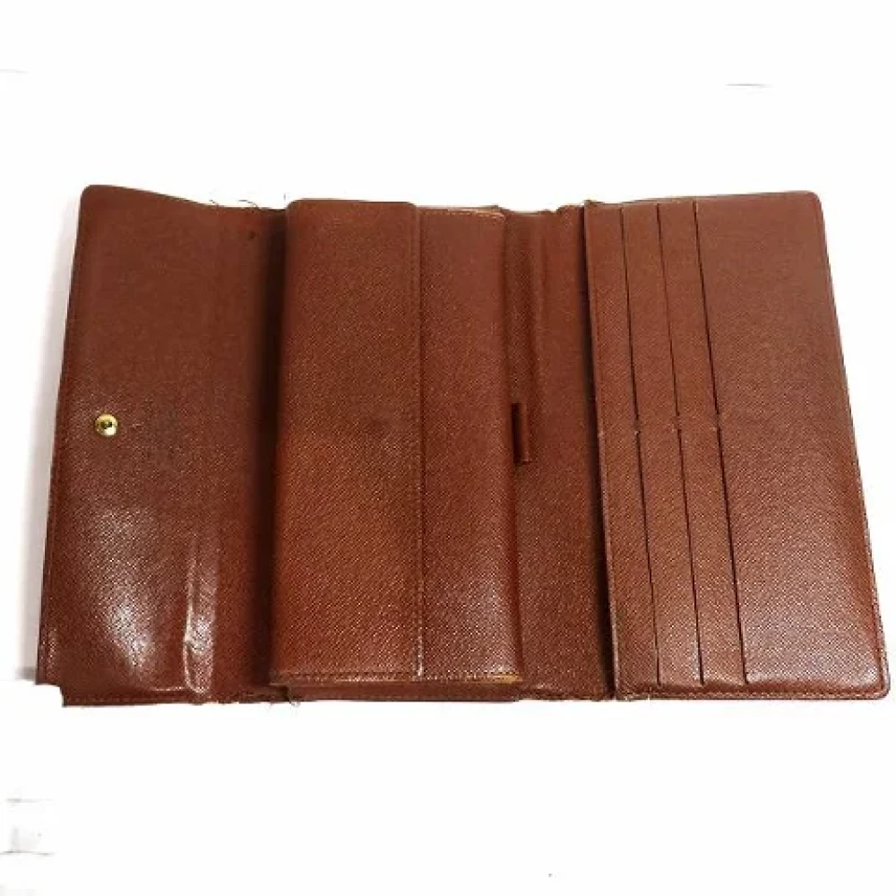 Louis Vuitton Vintage Pre-owned Canvas wallets Brown Dames