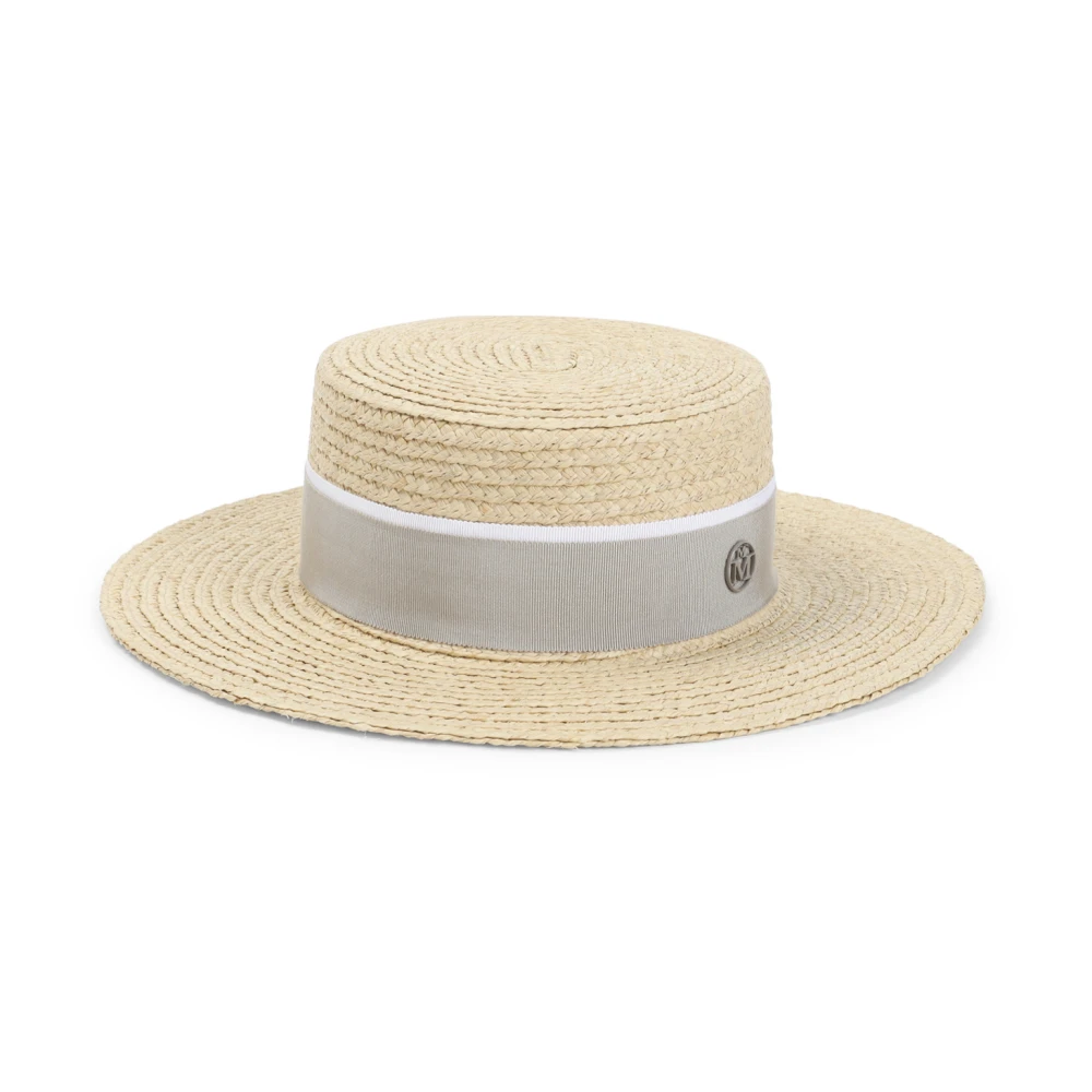 Maison Michel Women's Beige Raffia Hat