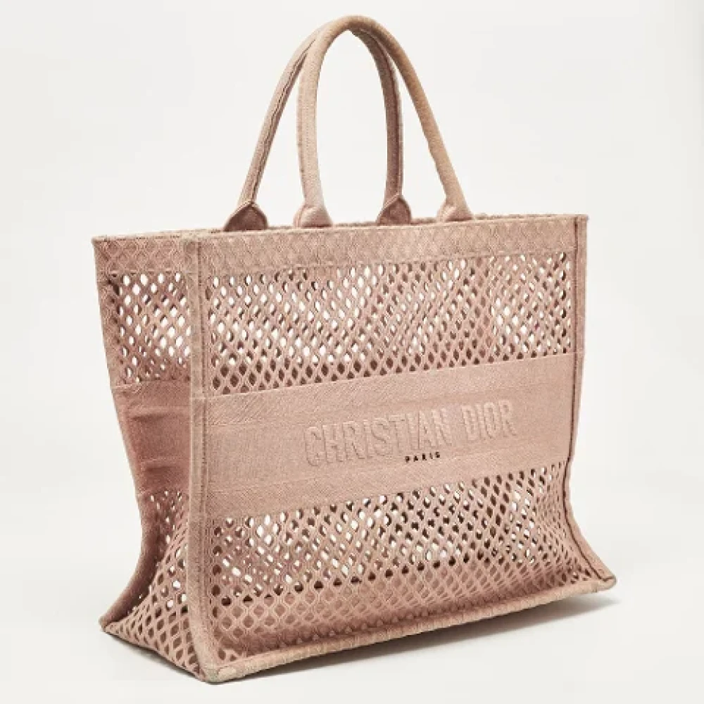 Dior Vintage Pre-owned Canvas totes Pink Dames