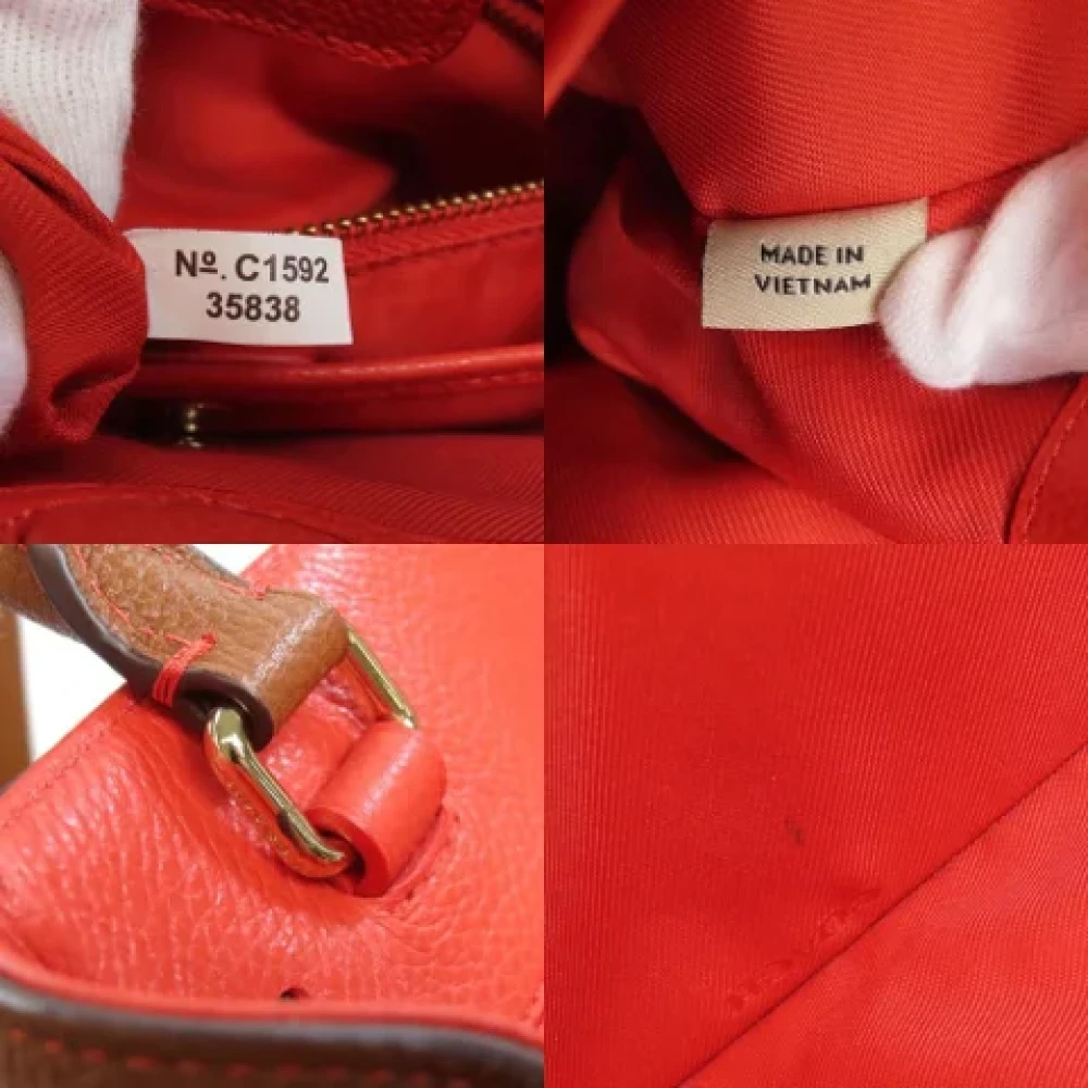 Coach Pre-owned Leather handbags Brown Dames