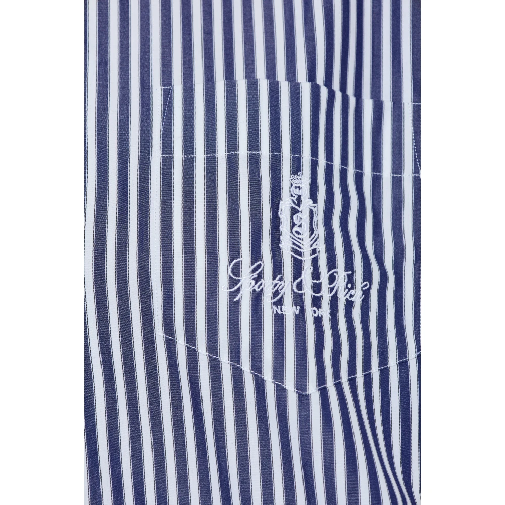 Sporty & Rich Shirt uit de New York-collectie Blue Dames