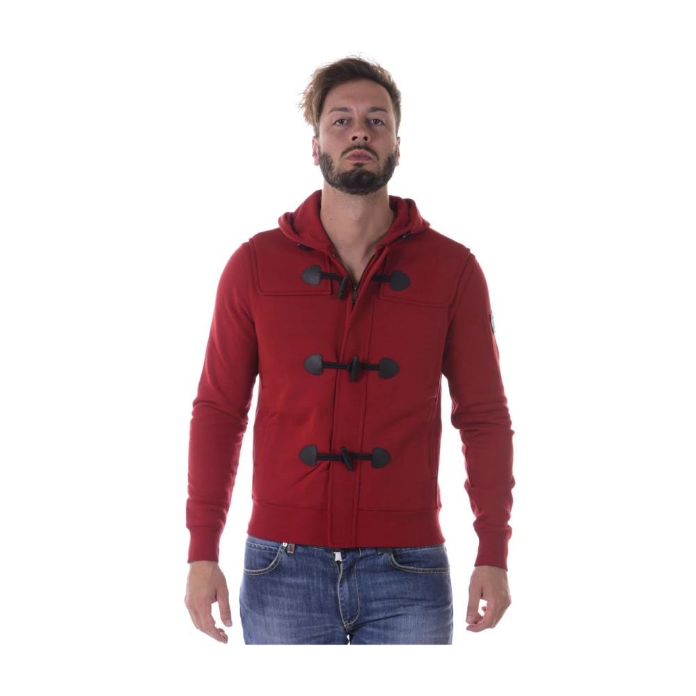 Armani Jeans Red Zip-Throughs - Male - Zip-Throughs - L - Sweatshirts & Hoodies
