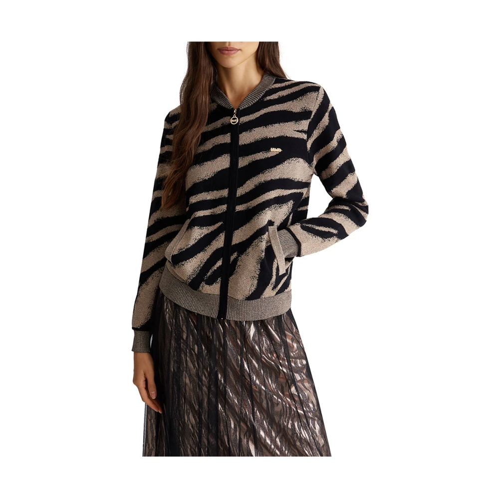 Liu Jo Multicolor Vrouwelijke Trui Black Dames