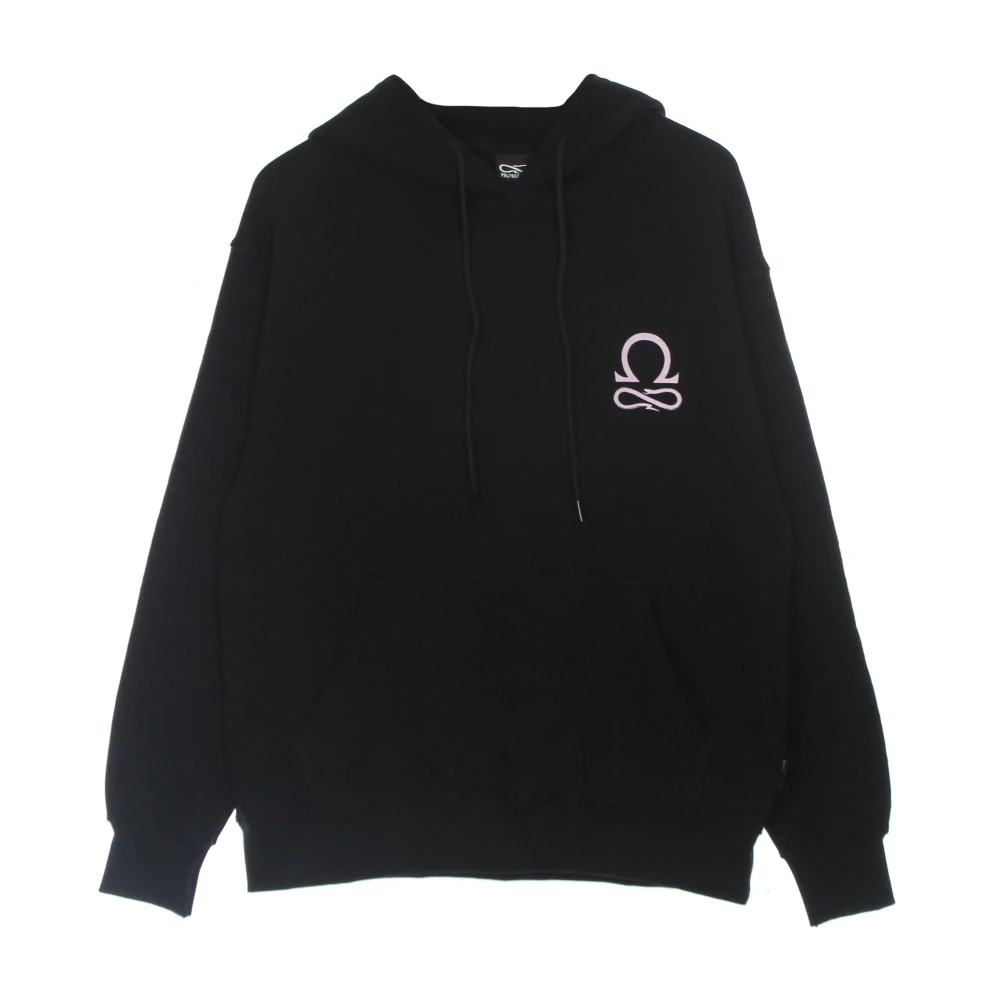 Propaganda Zwart Roze Hoodie voor Mannen Black Heren