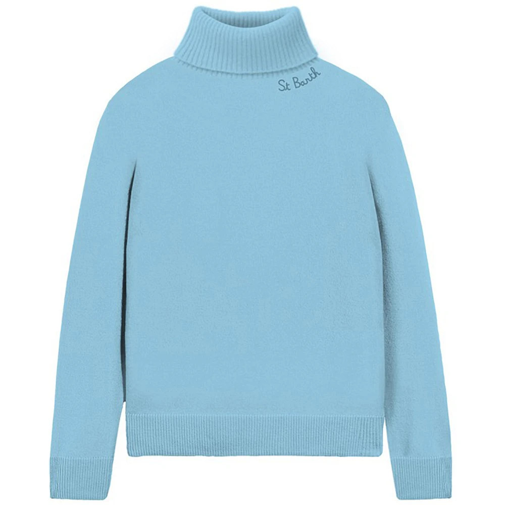 MC2 Saint Barth Blauwe Sweaters voor Heren Blue Dames