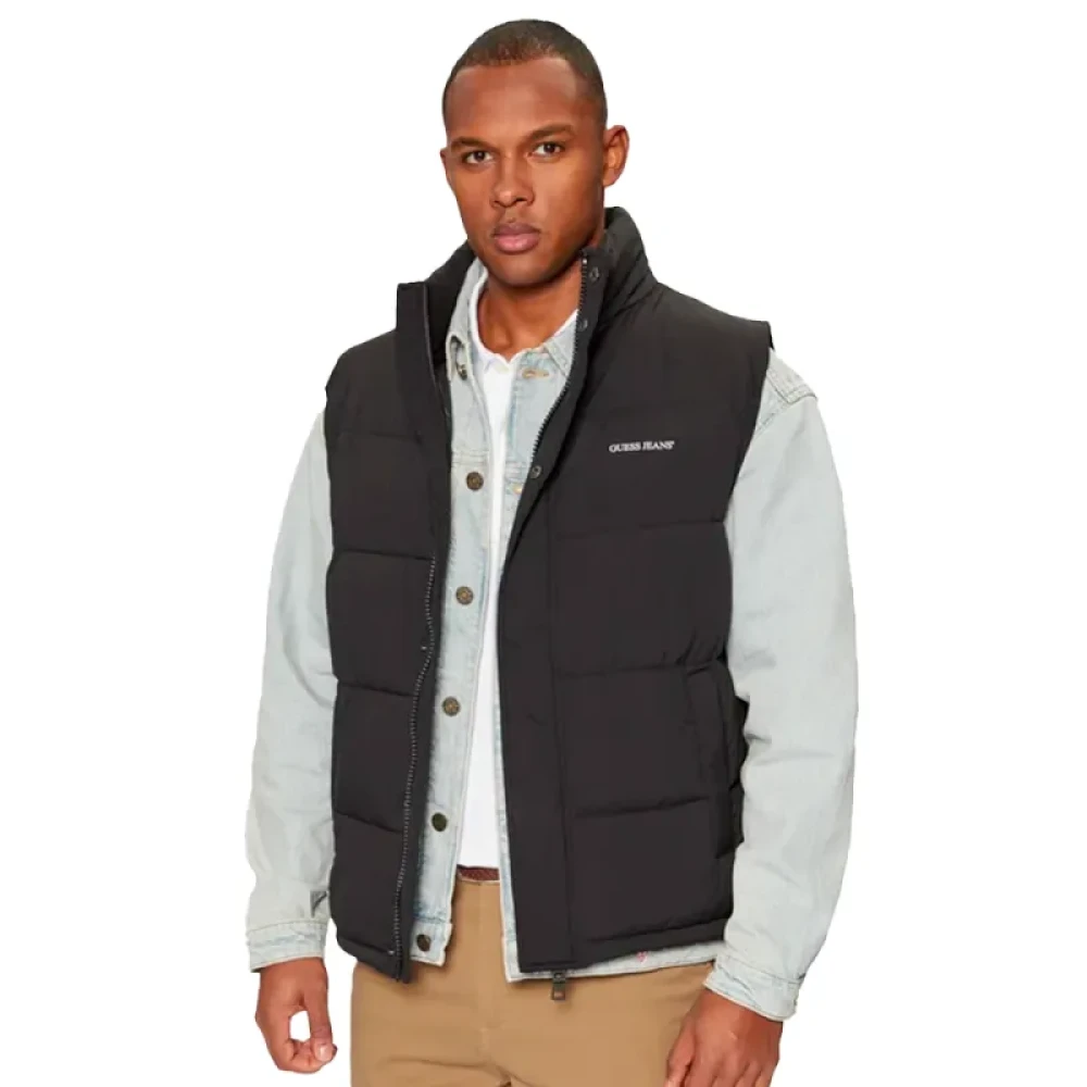 Guess - Jackets > Vests - Black - Guess - Modalova