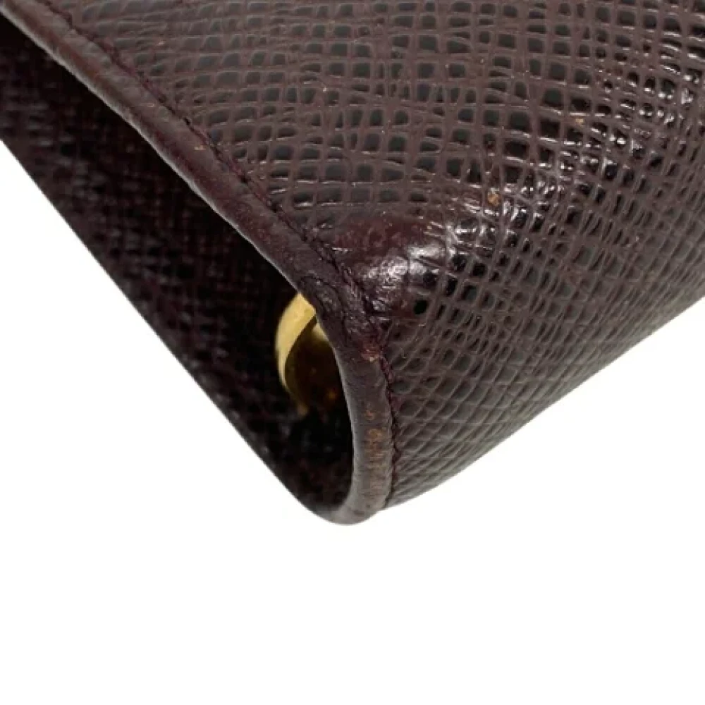 Louis Vuitton Vintage Pre-owned Leather home-office Brown Dames