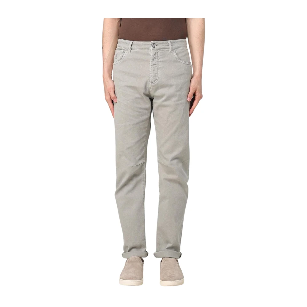 Trousers > Slim-fit Trousers - - Brunello Cucinelli - Modalova