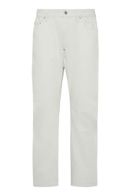 Vita Straight Jeans i vit denim