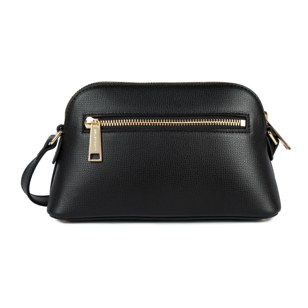 Lancaster Zwarte rits halve maan tas Sierra Jia Black Dames
