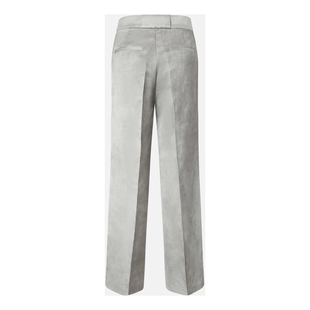 pinko Wijde Pijp Vlammen Broek Gray Dames
