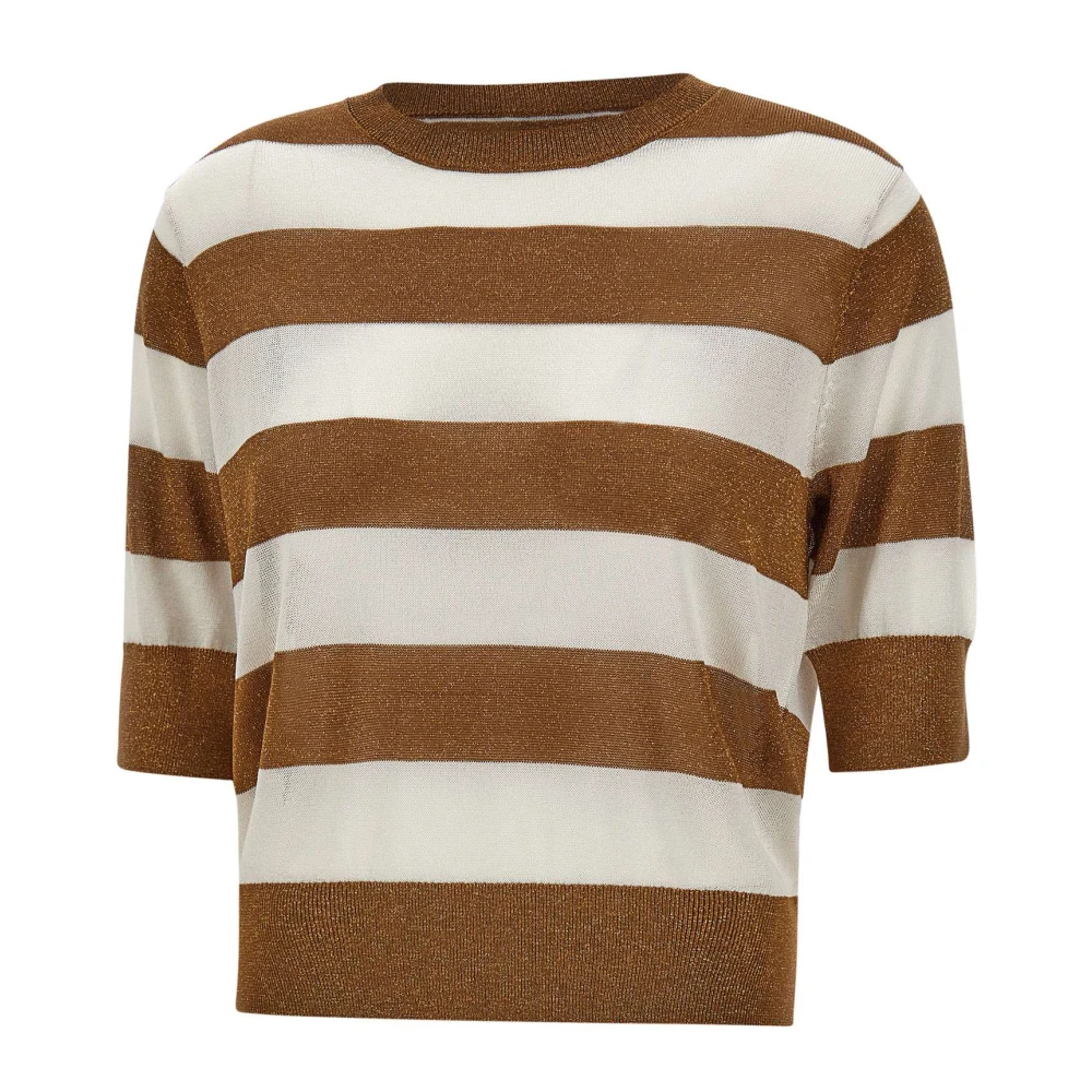 Kangra Women's Multicolor Round-Neck Knitwear, M, Crew Neck Jumper