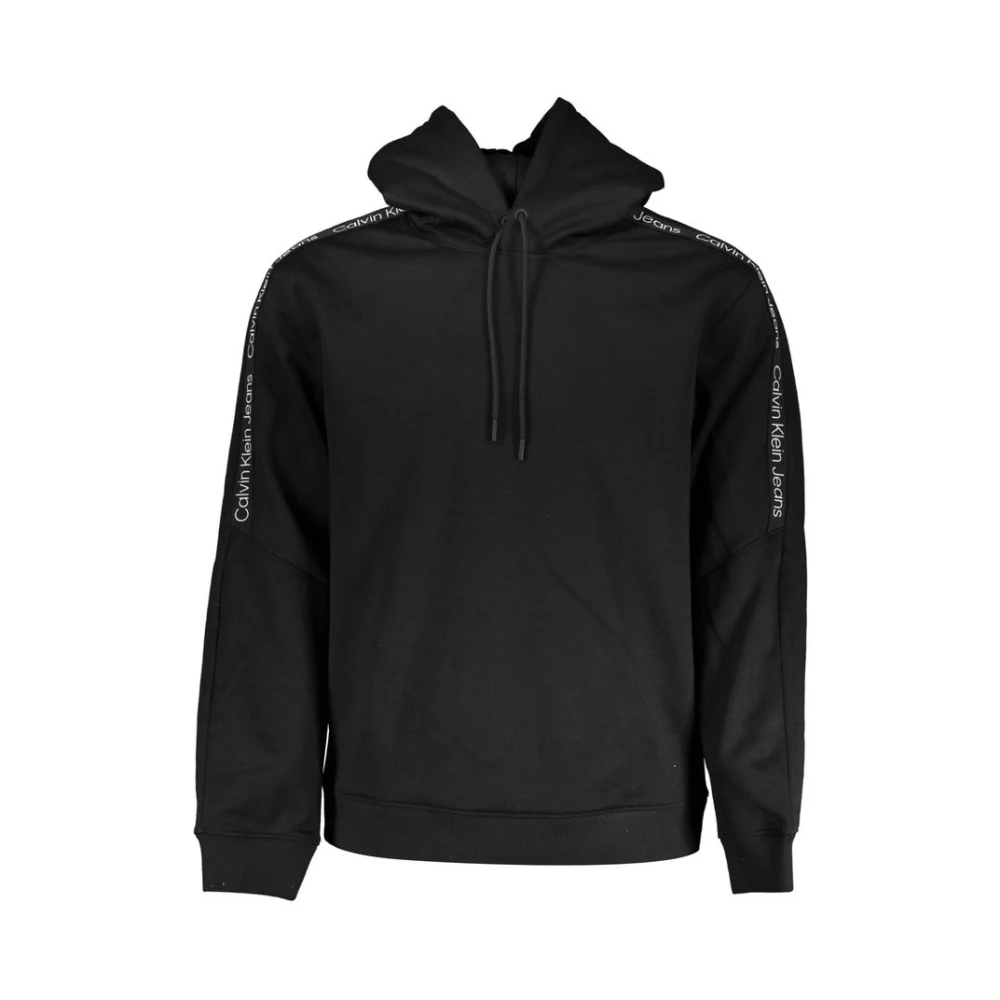 Calvin Klein Black Polyester Men Jumper - Male - Hoodies - Black - 2XL - Sweatshirts & Hoodies
