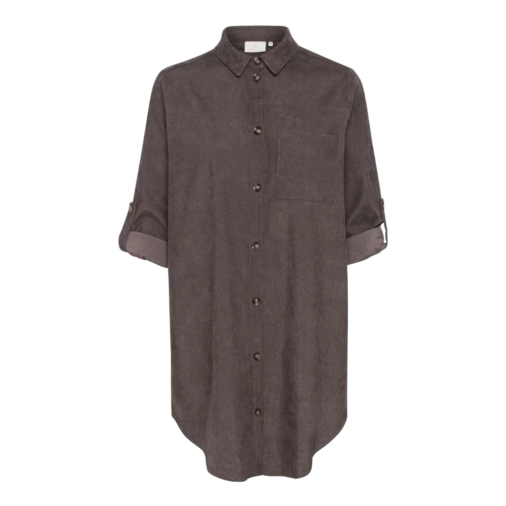 Kaffe Women's Brown Shirts - Shirts - Xs - Blouses & Shirts