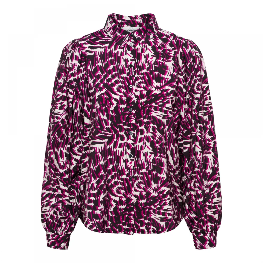 &Co Woman Feminine Blouse met Kraag Multicolor Dames