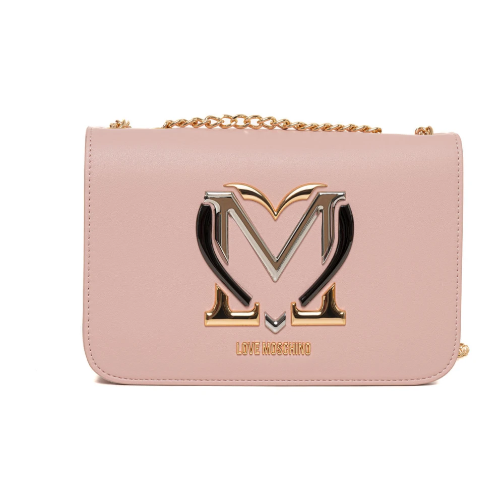 Love Moschino Schoudertas met verborgen sluiting Pink Dames