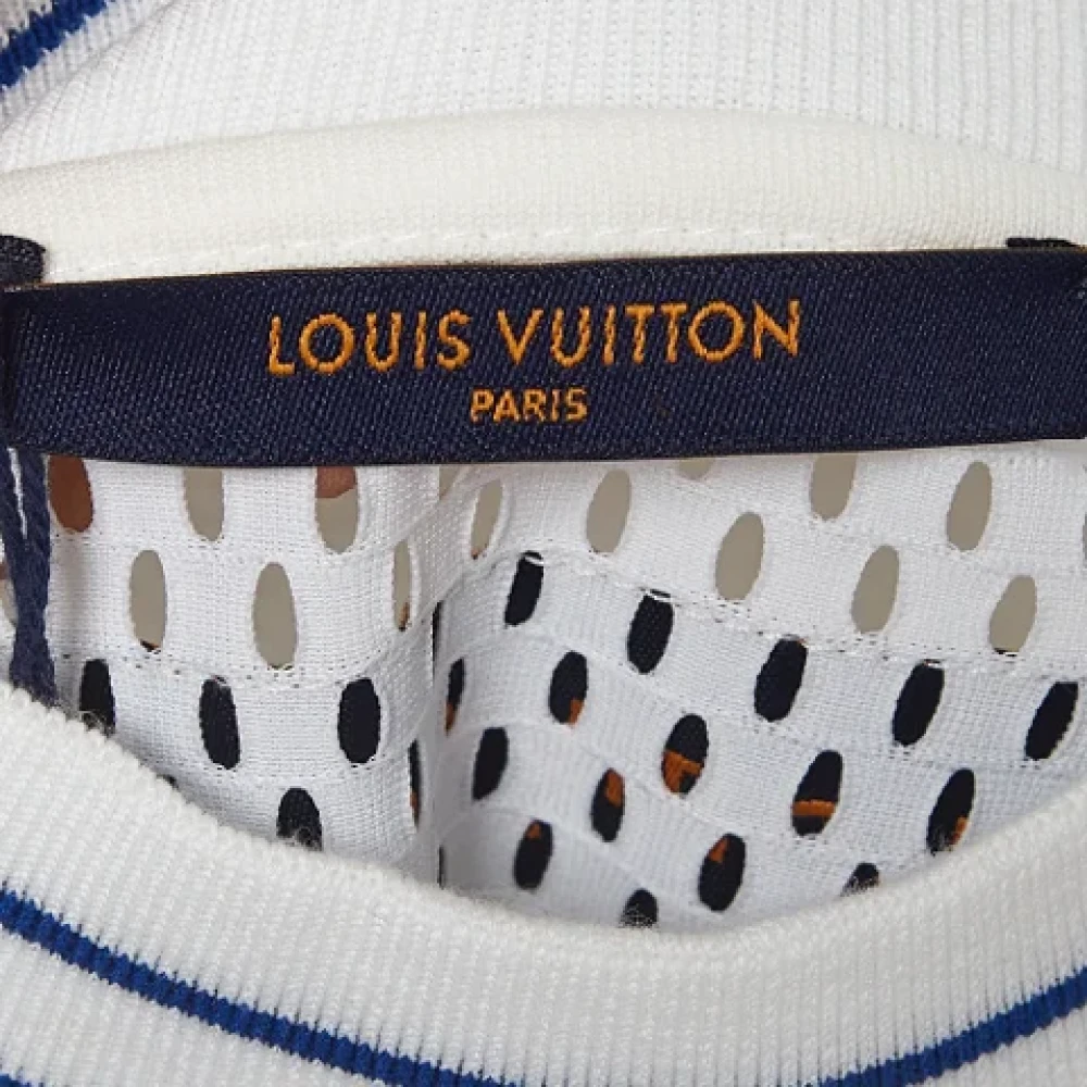 Louis Vuitton Vintage Pre-owned Mesh tops White Heren