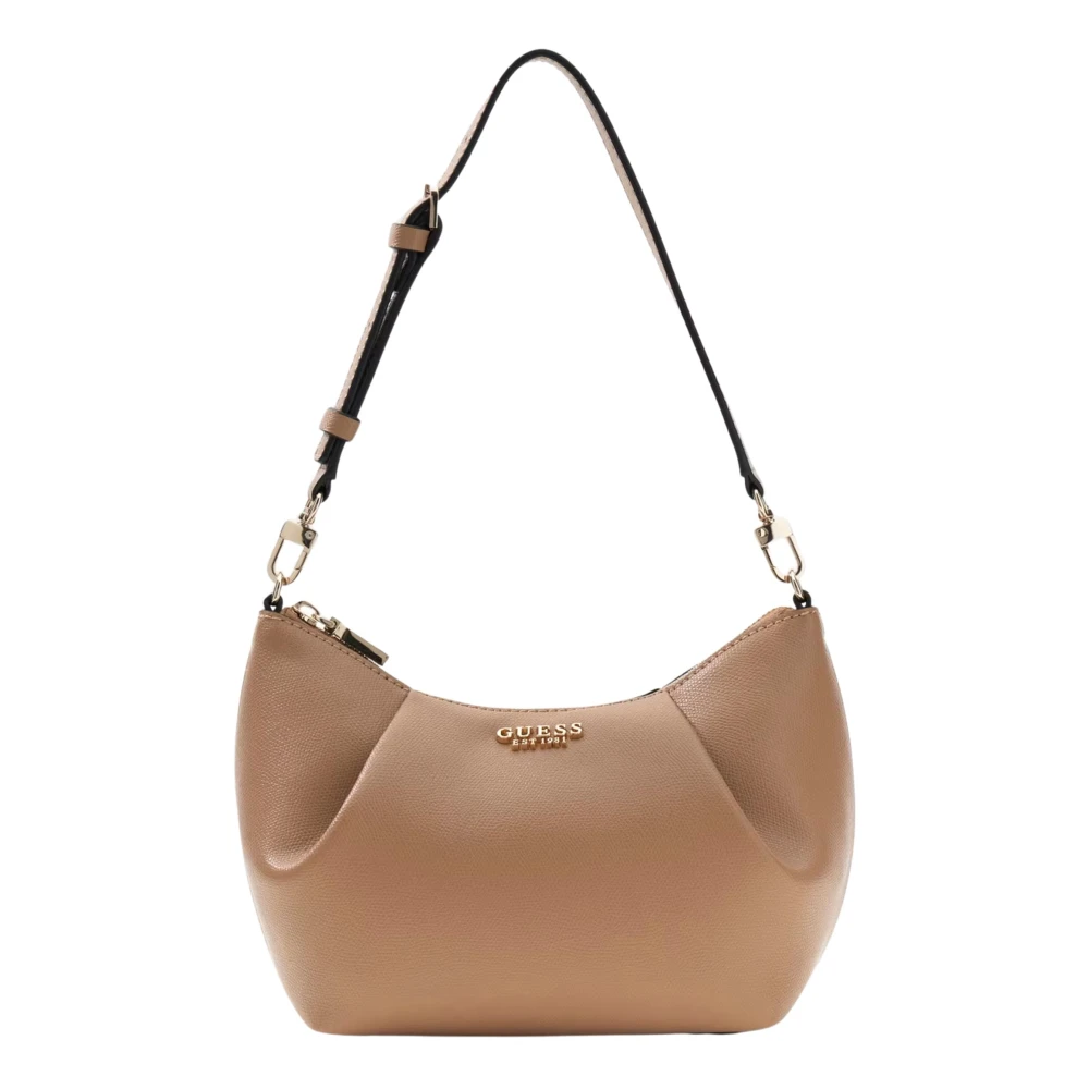 Guess Beige Shoulder Bags, Female, One Size, Amorette Shoulder Bag