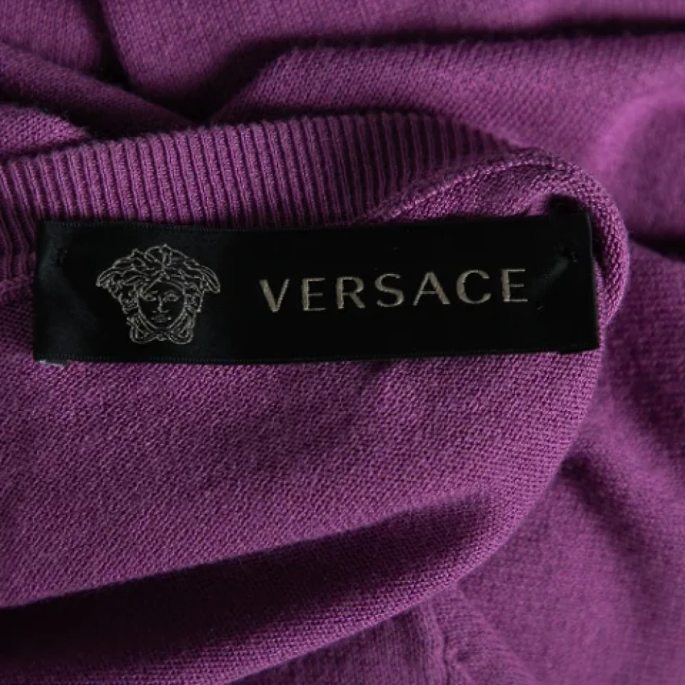 Versace Pre-owned Cotton tops Purple Dames