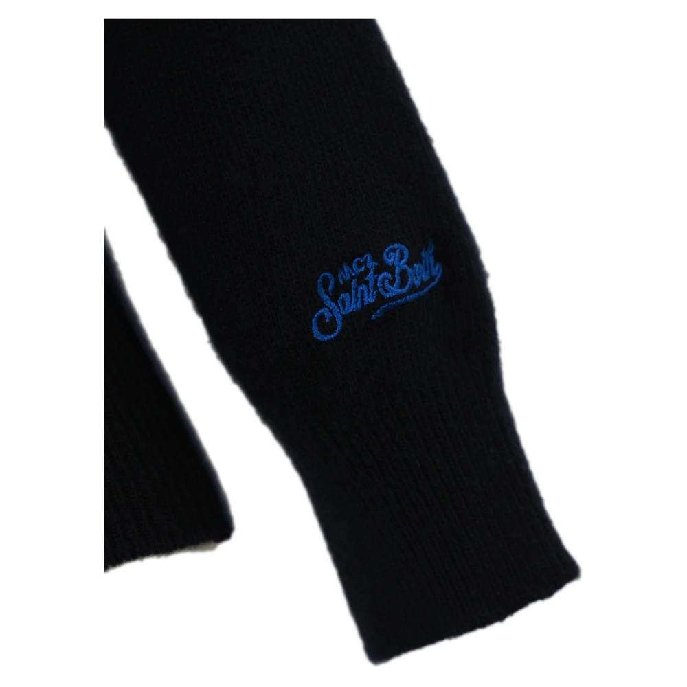 MC2 Saint Barth Zwarte Trui Maglione Black Heren