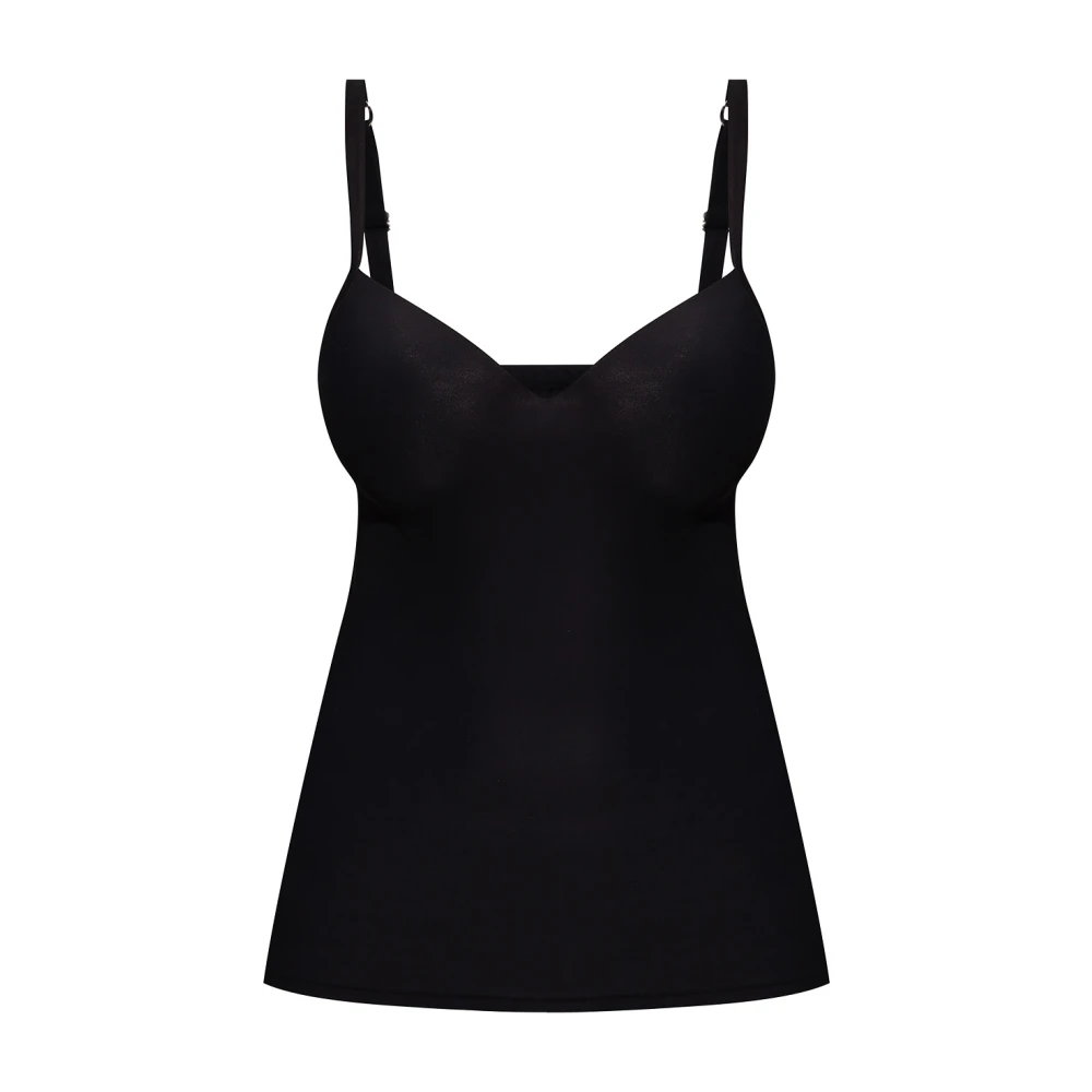 Hanro Vrouw Zwart Ondergoed Dames, 75D Eu, Camisole Top