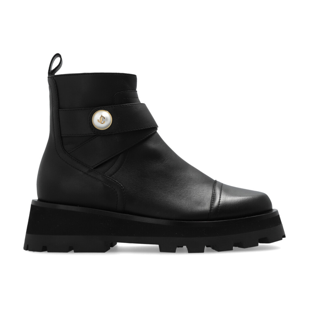 JIMMY CHOO スタッズサイドゴアブーツ　37.5 JIMMY CHOO スタッズサイドゴアブーツ 37.5