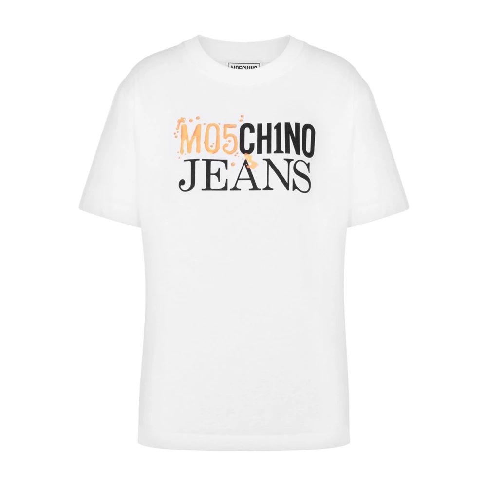 Moschino Stijlvolle T-shirts en Polos Collectie White Dames