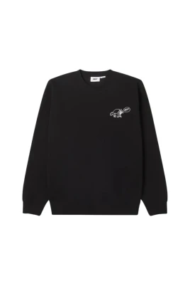 Tryckt Sweatshirt med Huva, Regular Passform