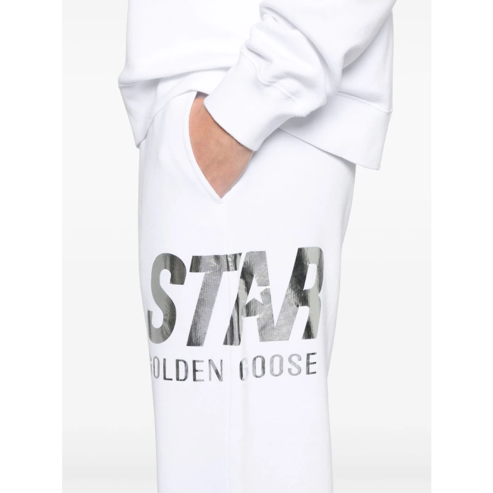 Golden Goose Witte Katoenen Broek White Heren