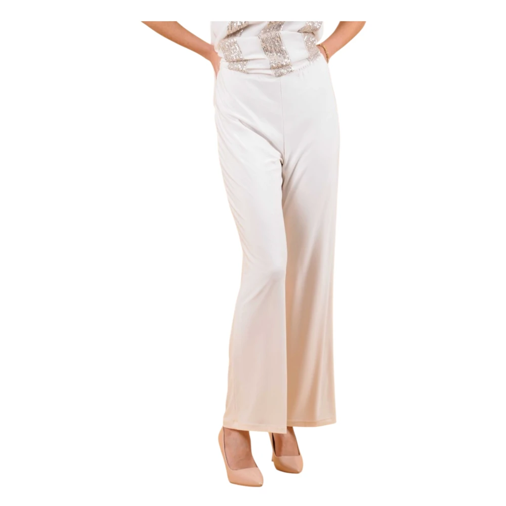 Frank Lyman Femme Beige - Pull-On Jersey Pant 038 - Pantalons - Taille: 40 Fr