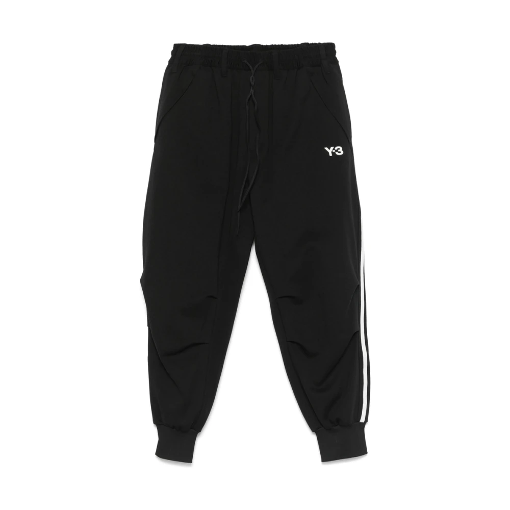 Y-3 Shorts met elastische trekkoord tailleband Black Heren