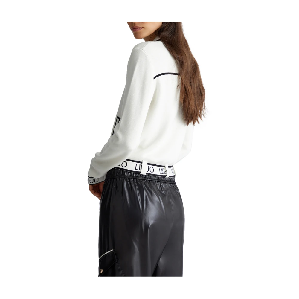Liu Jo Witte Cardigan Elegant en veelzijdig White Dames