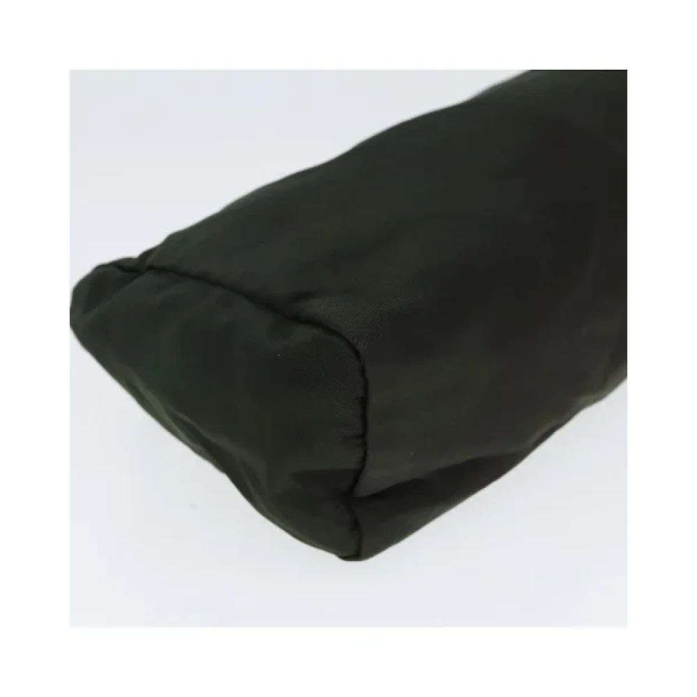Prada Vintage Pre-owned Nylon prada-bags Green Dames