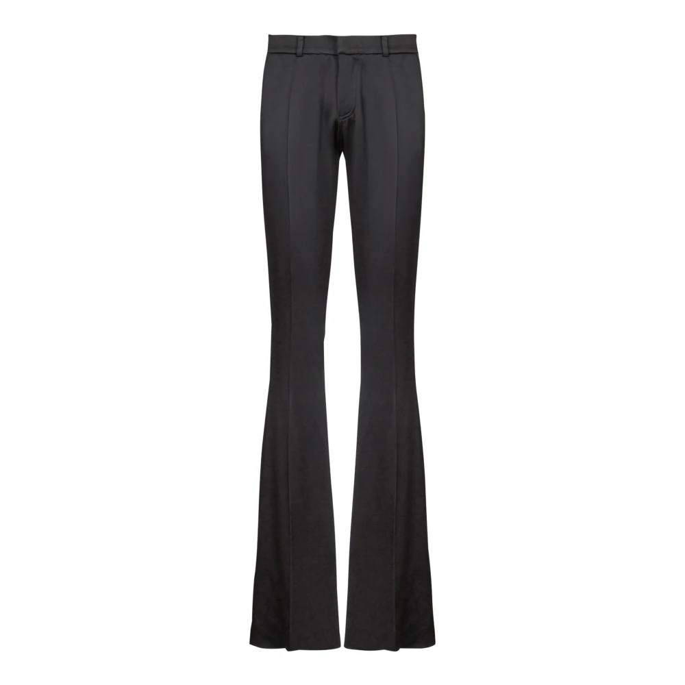 Balmain Op maat gemaakte bootcut grain de poudre-broek Black Heren